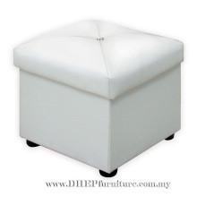 Living Room Sofa Ottoman, Leather Seat Box, Sofa Stool.